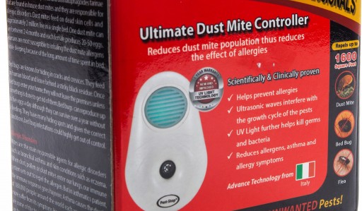Dust Mite Controller Repeller Breath easier Ultrasound Waves helps Allergies 